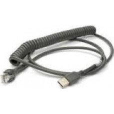 Symbol Cable Coiled Shielded For LS9100 Adapter 9-foot RJ45 25-11497-03